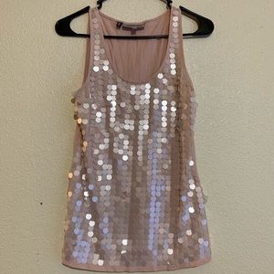 Jennifer Lopez Sequin Front Tank